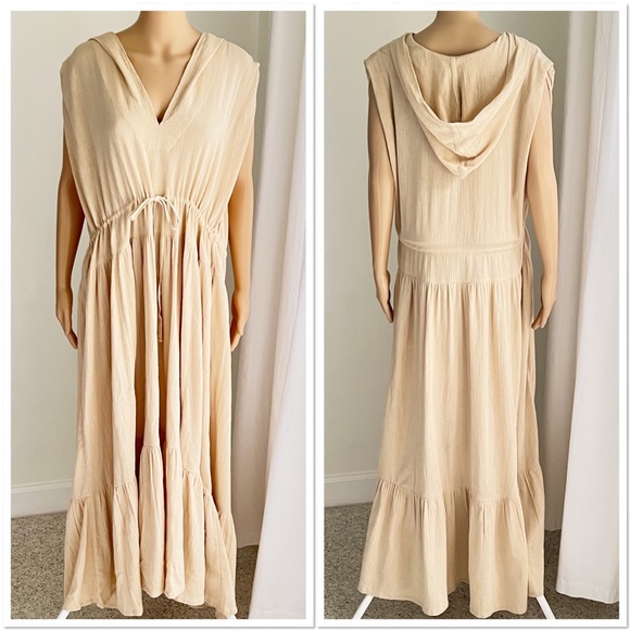 FREE PEOPLE Newly Listed Bohemian Flowy Maxi Dress By Endless Summer Size Medium - Picture 3 of 12